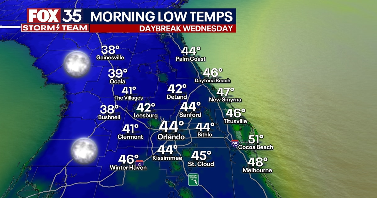 Orlando weather: Central Florida embraces cool, clear skies for week ...
