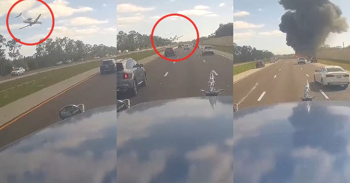 Dashcam video: Naples plane crash on I-75 | FOX 35 Orlando