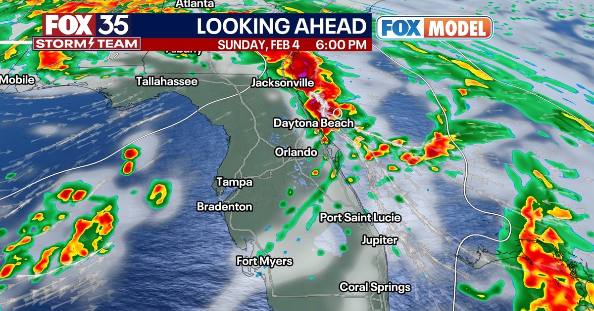 Showers, strong storms to impact Central Florida this weekend | FOX 35 ...