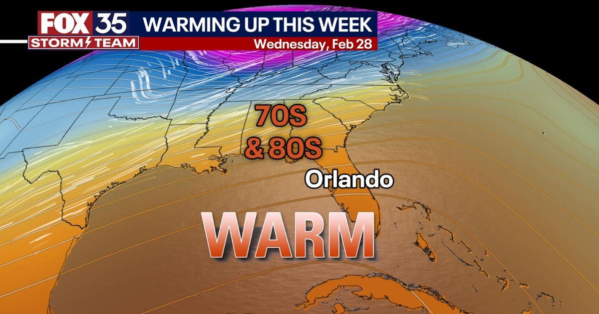 Orlando weather: Central Florida to see warmer temps this week | FOX 35 ...