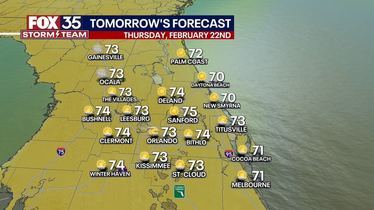 Orlando Weather Forecast: Thursday much a repeat of Wednesday with cool ...