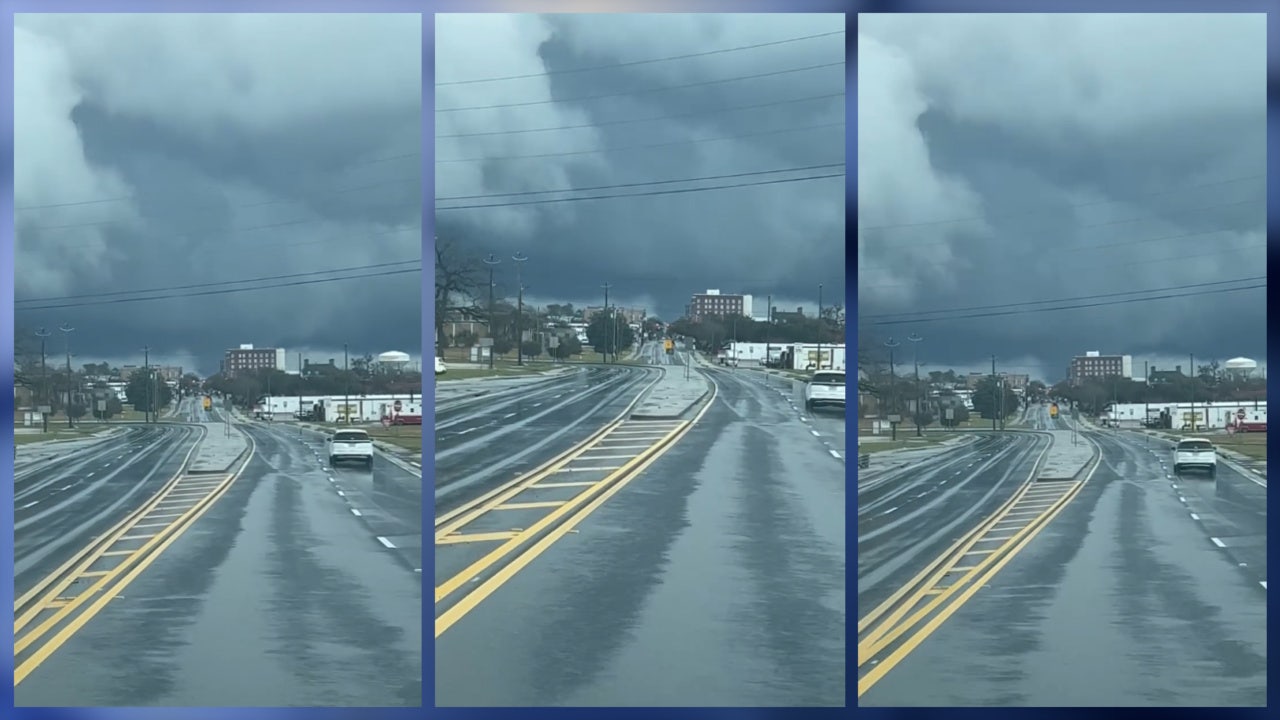 Possible tornado spotted near Georgia - WOFL Tornado 