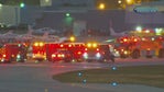 Large emergency crew presence at Orlando Sanford International Airport
