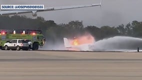 Sanford Airport plane crash: Training flight landed 'short,' crashed into a parked flight, official says