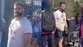 Jason Kelce spotted at Walt Disney World during Pro Bowl weekend in Orlando