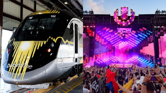 Brightline rides from Orlando to Miami's Ultra Music Festival include onboard DJs, more pre-game fun