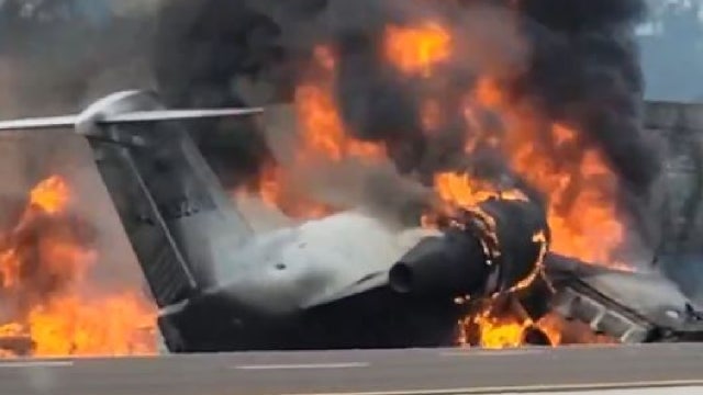 VIDEO: Plane crashes on I-75 in Florida, becomes engulfed in flames