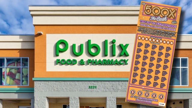 Orlando man scores $1 million lottery prize from scratch-off ticket from Publix