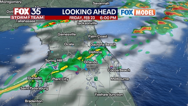 Orlando Weather Forecast: Friday will bring increasing clouds, scattered showers