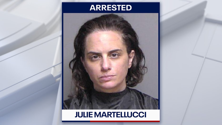 Julie Martellucci mugshot courtesy of the Flagler County Sheriff's Office.