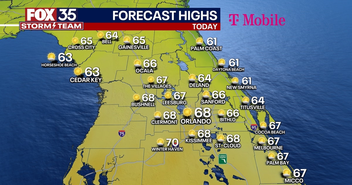 Orlando weather: Chilly start to Wednesday across Central Florida with ...