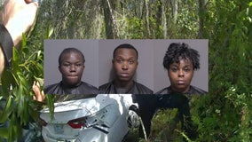 Wanted Florida shoplifting crew arrested after high-speed chase ends in retention pond