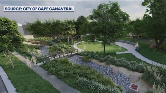 Cape Canaveral building 'rain garden' park to fight flooding with plants