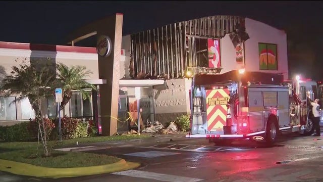 Burger King restaurant catches fire in Orange County
