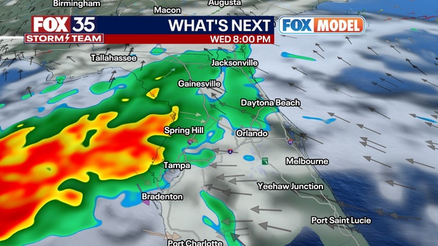 Orlando to see cooler, slightly below average temperatures on Monday