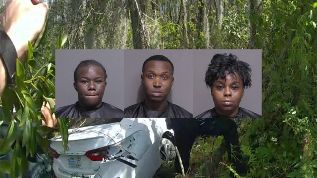 Wanted Florida shoplifting crew arrested after high-speed chase ends in retention pond