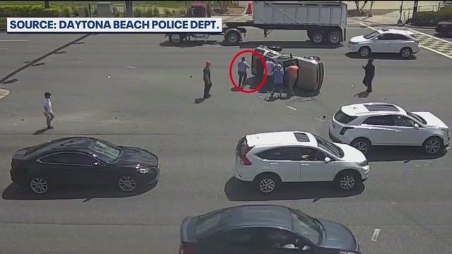 Army veteran recalls helping flip over SUV involved in Daytona Beach crash