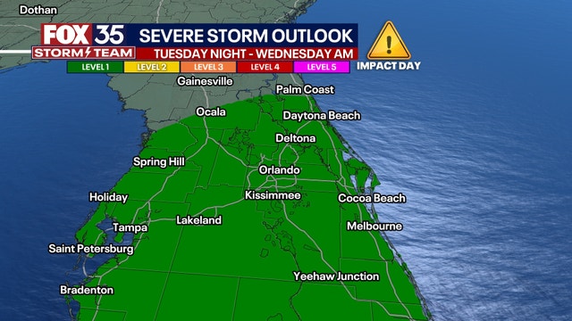 Storms could bring strong winds, hail, heavy rain through Wednesday morning