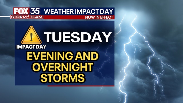 Orlando Weather: Widespread storms expected across Central Florida on Tuesday