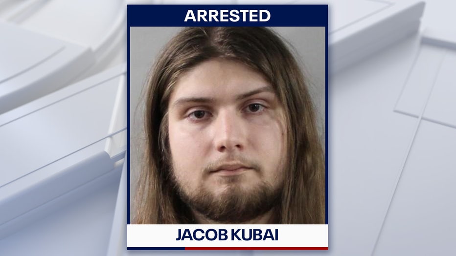 Jacob Kubai mugshot courtesy of the Polk County Sheriff's Office.