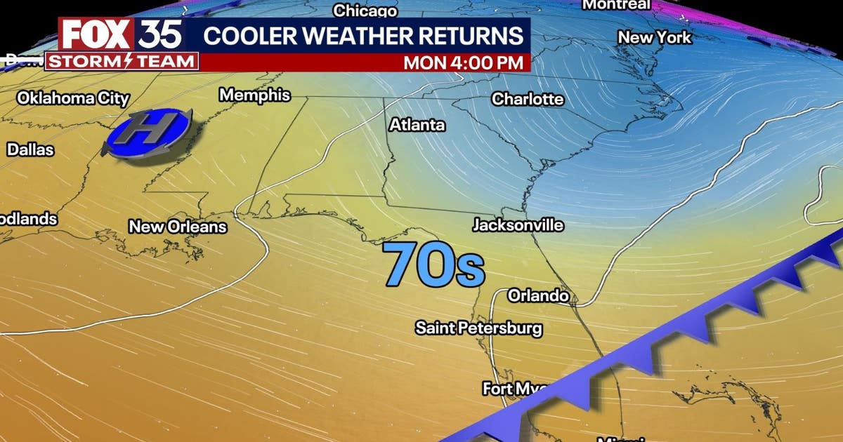 Orlando weather: Cooler weather returns to Central Florida | FOX 35 Orlando