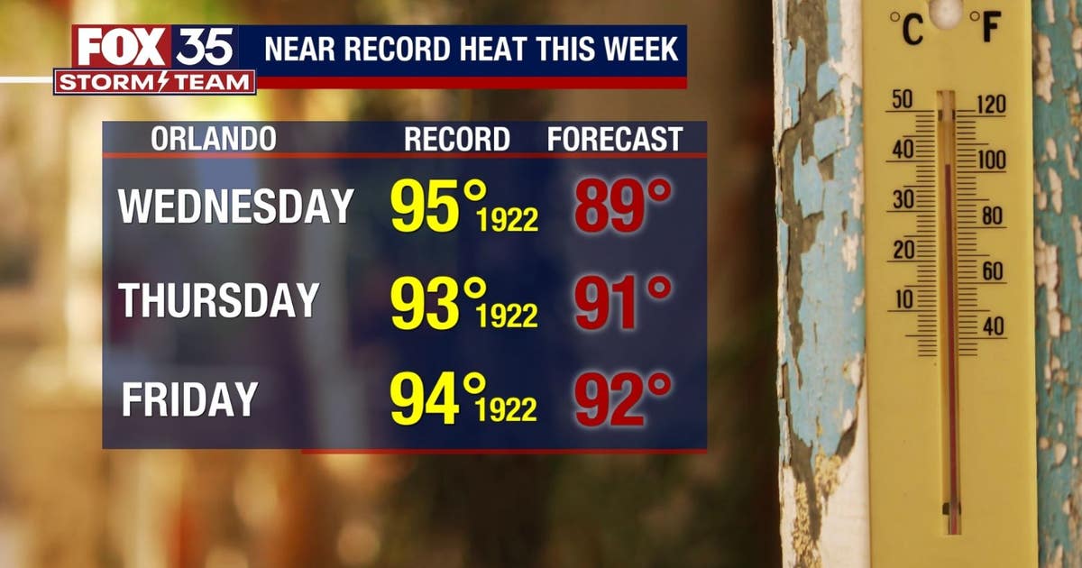 Orlando weather: Near record heat on the way | FOX 35 Orlando