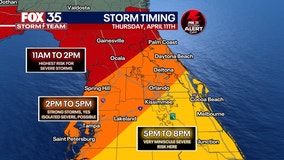 Timeline: Here's when strong storms will arrive in Orlando, Central Florida