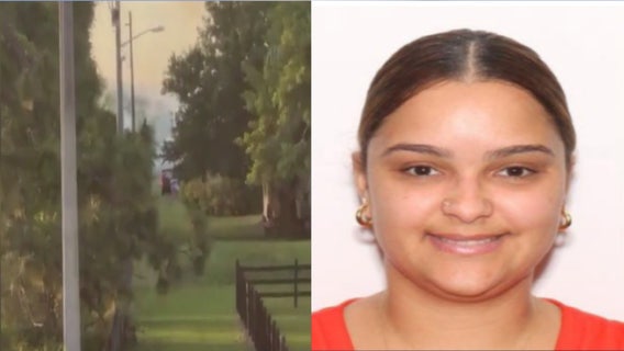 Video captures smoke from burning car in Osceola County believed to belong to carjacked Florida woman