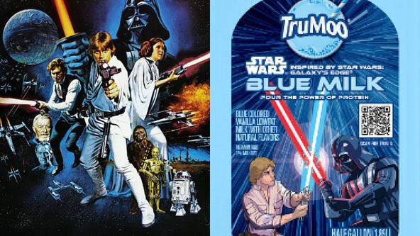 Blue Milk made famous by 'Star Wars' hits store shelves in Orlando