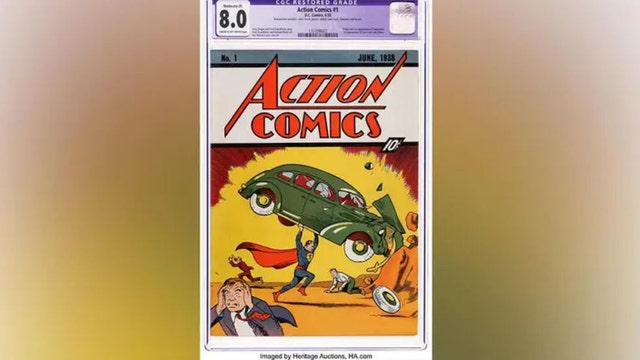 Comic featuring Superman’s first appearance sells for record $6 million
