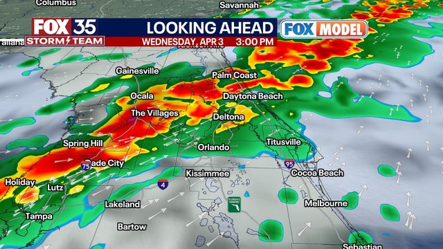 Orlando weather: Cold front, storms possible mid-week across Central Florida