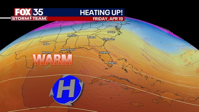 Orlando weather: Near-record heat expected this weekend could lead to higher fire danger