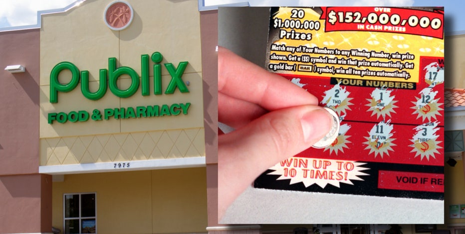 These Publix locations sold winning Florida Lottery tickets worth $1 million or more so far in 2024