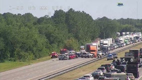 Deadly crash closes northbound lanes of I-95 in Volusia County