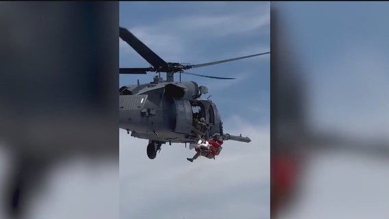 Child suffering medical emergency airlifted off cruise ship by Space Coast rescuers