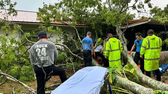 Storm sends tree toppling onto Titusville home, firefighters say