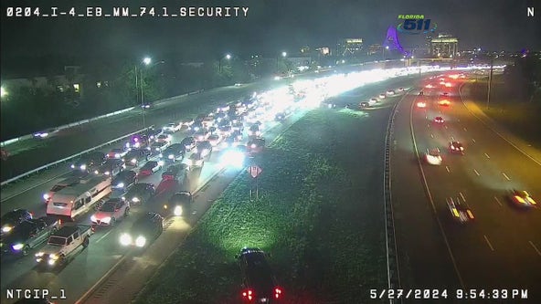 Westbound I-4 reopens after closure due to crash near Sand Lake Road in Orlando