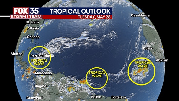 3 tropical waves emerge days before the 2024 hurricane season; Will they impact Florida?