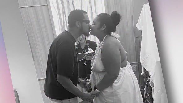 Florida woman gives birth, gets married on same day at Orlando hospital
