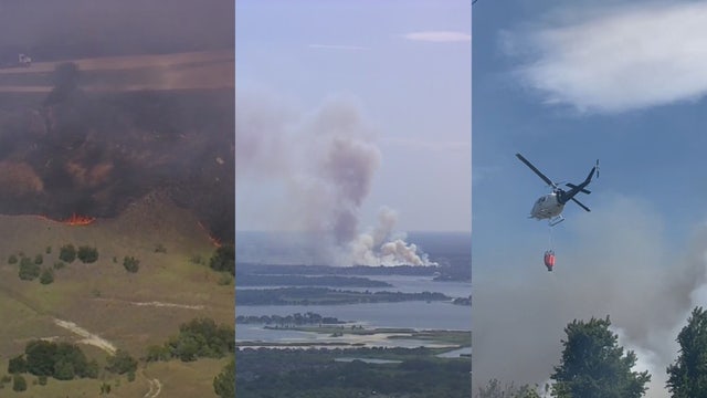Wildfire sparks in Clermont on Thursday afternoon, officials say