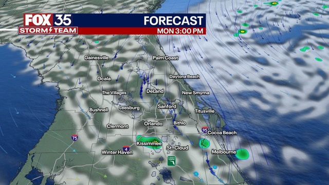Orlando weather: Afternoon showers, storms possible on Monday