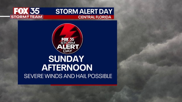 TIMELINE: Scattered showers, potential for severe weather on Sunday afternoon