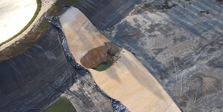Crews trying to fix 'sand volcano' impacting Central Florida