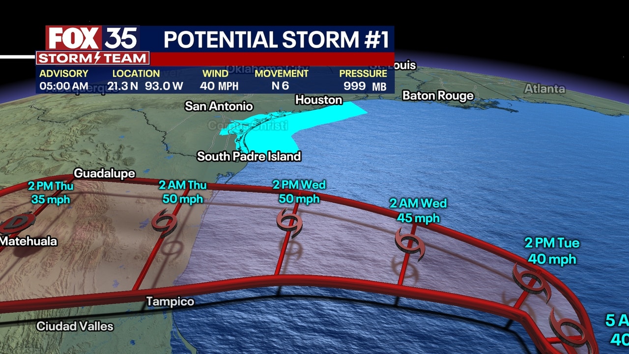 System in Gulf set to Tropical Storm Alberto, the first named
