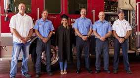 Florida 'Safe Haven' baby reunites with firefighters 18 years later, for her high school graduation