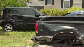 Lake County family pleads for safety improvements after nearly half-a-dozen cars crash near their property