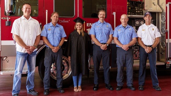 Florida 'Safe Haven' baby reunites with firefighters 18 years later, for her high school graduation