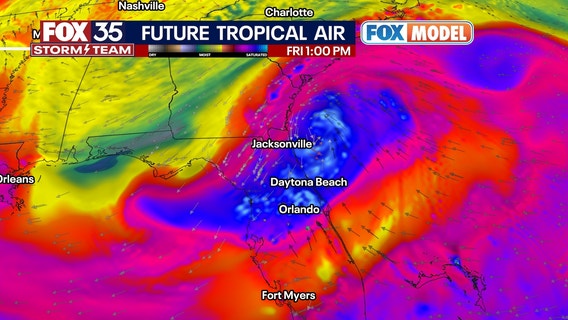 Invest 92L update: Tropical disturbance off Florida coast could get slightly stronger before making landfall