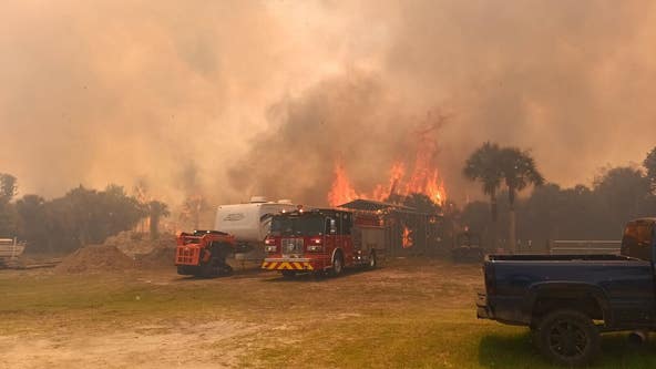 Multiple homes evacuated following Cocoa brush fire, officials say