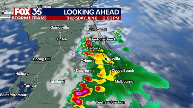 Orlando weather: Rain chances increase on Thursday afternoon across Central Florida